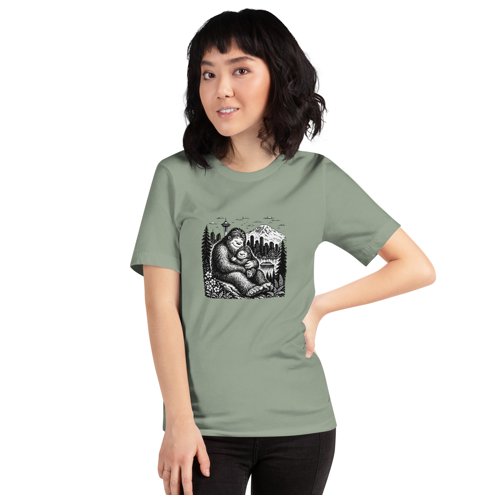 Pacific Northwest Mama & Baby Sasquatch - Image 168