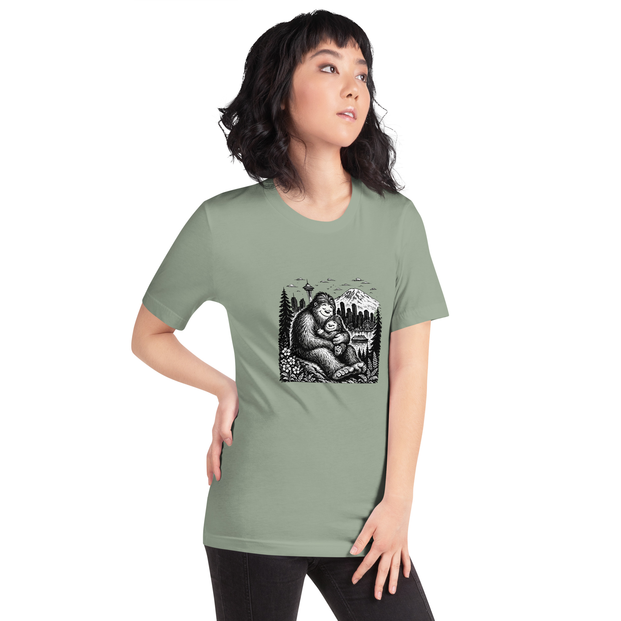 Pacific Northwest Mama & Baby Sasquatch - Image 169