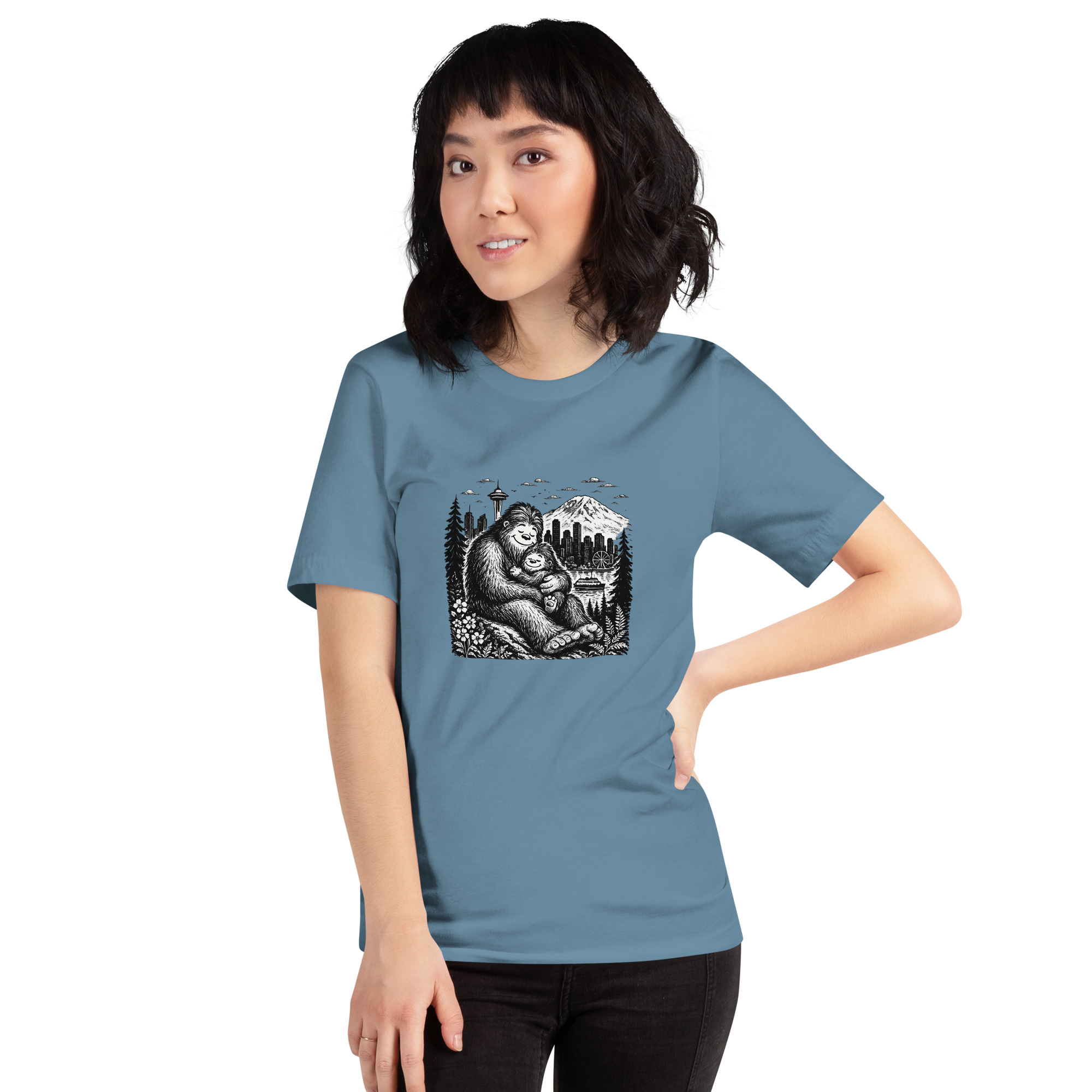 Pacific Northwest Mama & Baby Sasquatch - Image 166