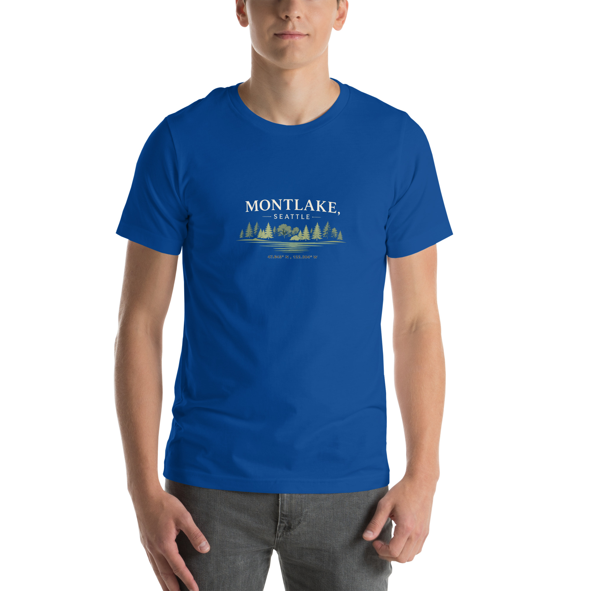 Montlake, Seattle Coordinates Tee - Image 31